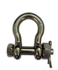 Load Rated Stainless Steel AISA 316 Safety Nut and Bolt Pin Bow Shackle