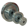 Range of sizes of ORPTECH Steel Sheave made of Cast Iron with Plain Bearing (Model No. 163)