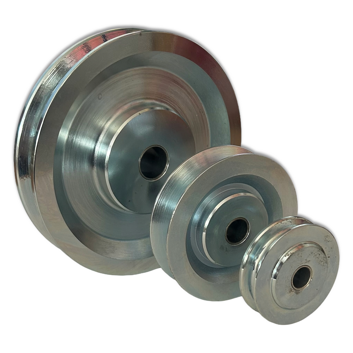 Range of sizes of ORPTECH Steel Sheave made of Cast Iron with Plain Bearing (Model No. 163)