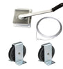 AG45 - 45kg Hand Winch- Kits for -  Clothes/Washing lines, Fitness Equipment, Chandeliers - plus many others B / 2mm 12m / x2