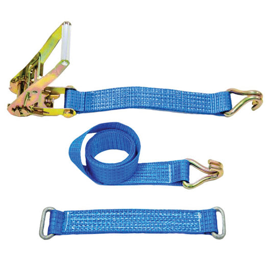 Recovery Wheel Straps Complete System with Claw Hook and Flat Strap Links Extra Per Metre