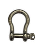 Load Rated Stainless Steel Screw Pin Bow Shackle 3/16" | 0.33t