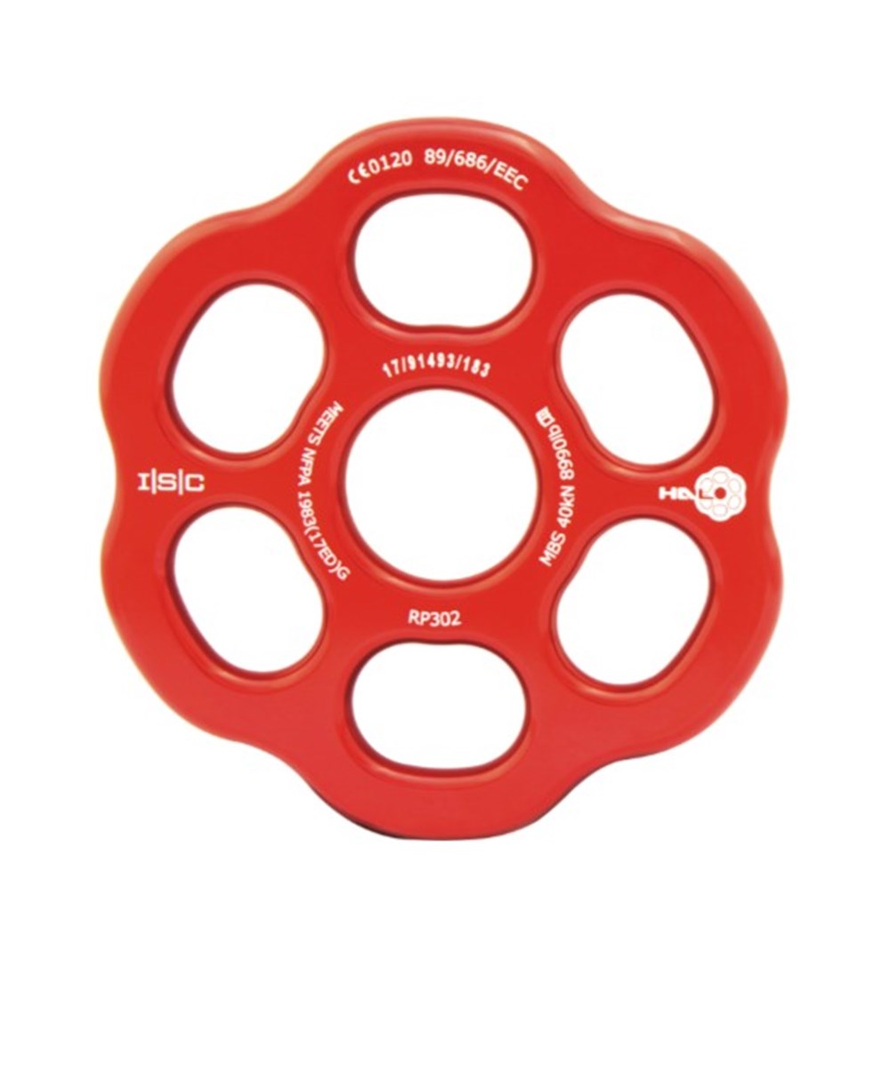ISC Small HALO Rigging Plate - MBS 40kN - Red