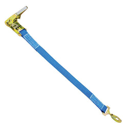  25mm wide MINI 2 Part Ratchet Strap systems with S HOOKS - UK Made 3m - 400daN