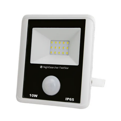 FastStar 10 PIR - 800 Lumens - 10W - AC Powered Floodlight
