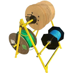  CABLEITUK Double Decker A-Frame Cable Drum Stand Dispenser