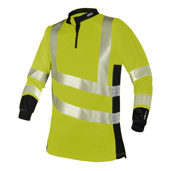 STEIN X25 Vent out Hi-Viz Long Sleeve T-shirt in yellow