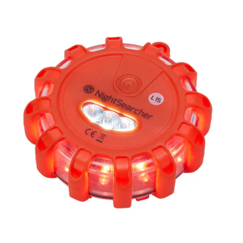 Pulsar AAA Red Hazard Warning Light – 360º Battery LED