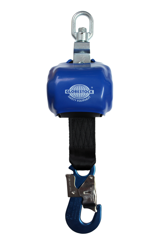 Globestock AUTOREEL 140kg Fall Arrest Webbing Block - SRL 2.5m Webbing