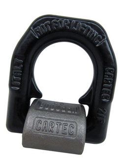  Cartec Grade 10 Single Base Weld-on Lashing Ring with Spring - 831X