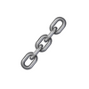 Short Link Chain Commercial Galvanised  (Sold By the Meter) Ø16mm x 45mm Inside Length - G