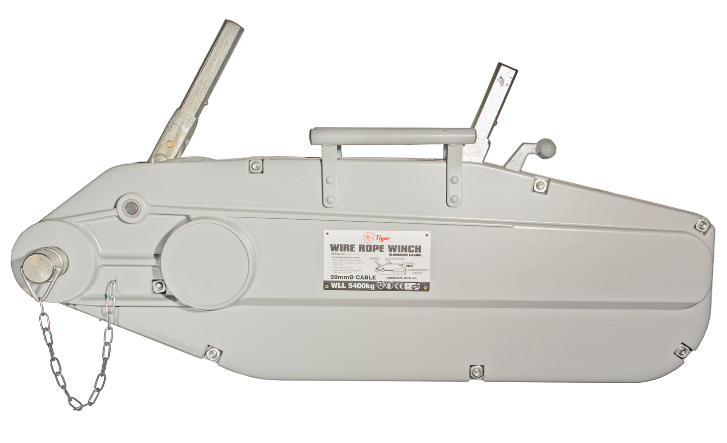 Wire Rope Puller TRPA with Aluminium Casing - 5400kg
