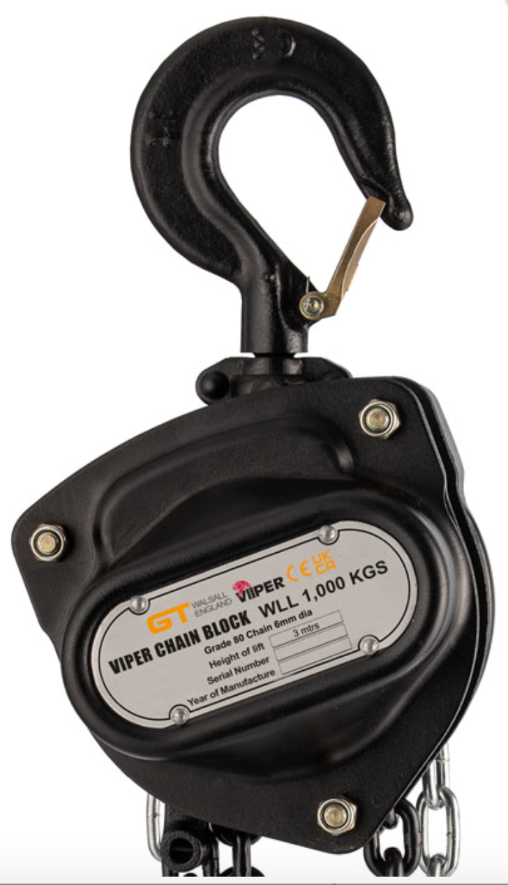 GT Viper Chain Block 1,000kg Capacity Carcase