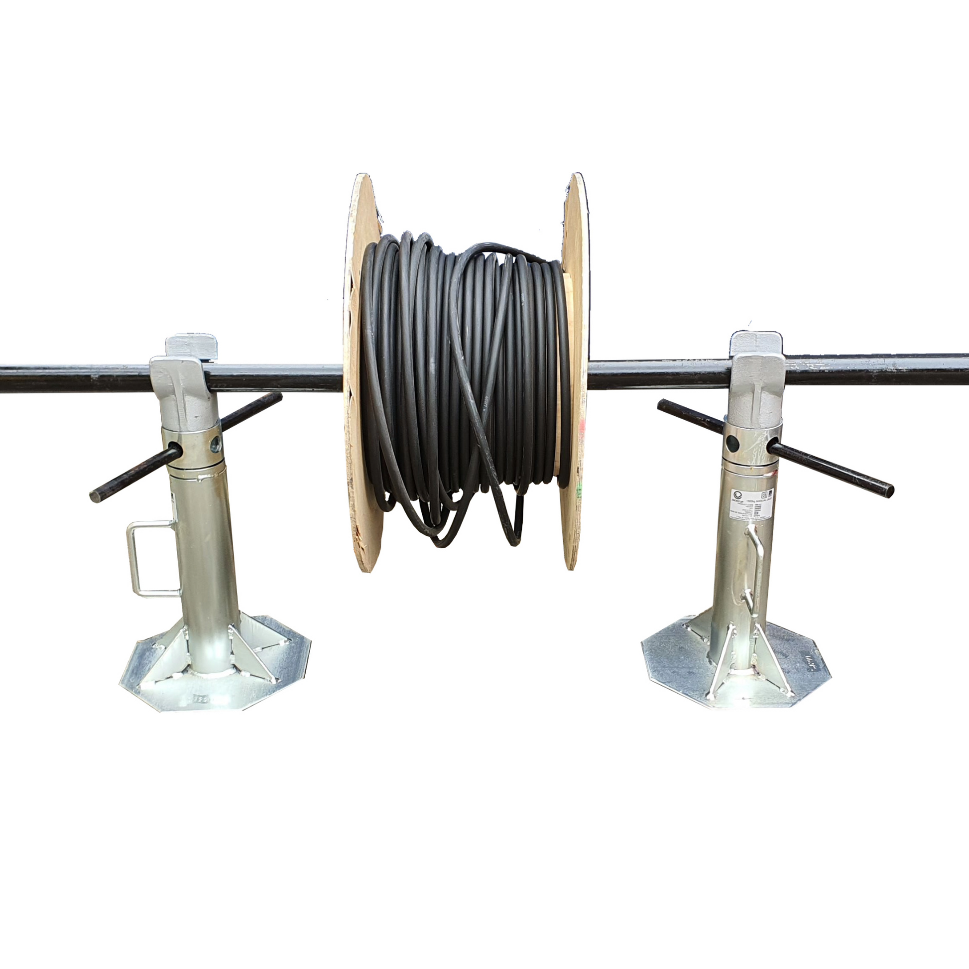 3.0t  Cable Drum Jack Set - Manual Screw Type - from JACKITUP