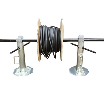 3.0t  Cable Drum Jack Set - Manual Screw Type - from JACKITUP