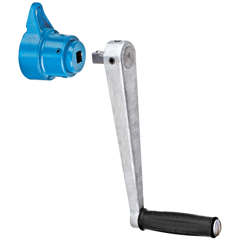 Pfaff SIFESPE Safety Spring-Lock with Plug Crank for Rack and Pinion Jacks ZWW, GmZ and SCH-W
