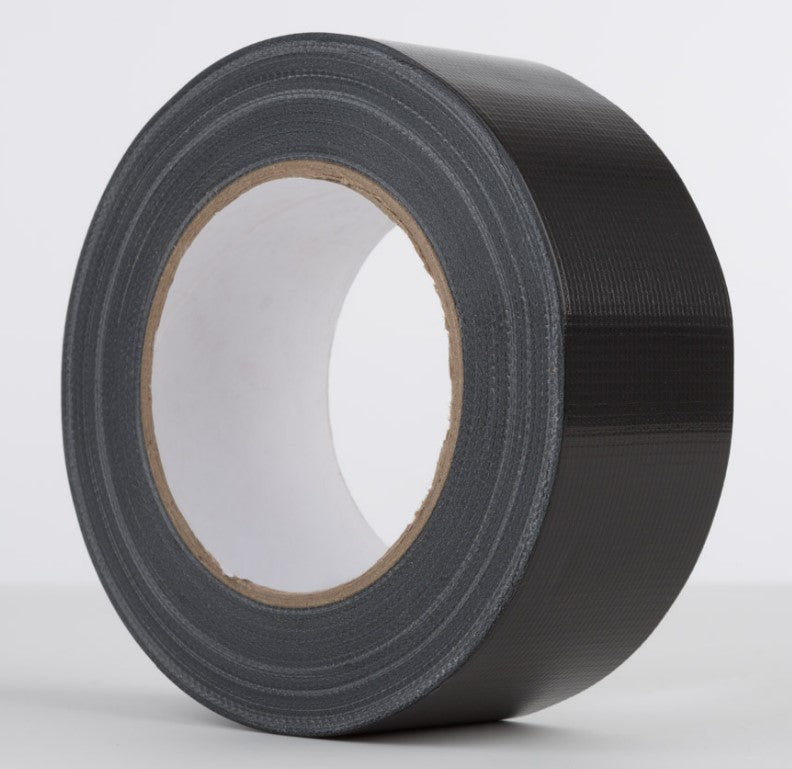 48mm x 50m General Use Duct Tape Black Colour from RiggingUK