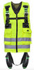 Kratos - Yellow High-Visibility 2 Point Full Body Harness - Size Universal Universal