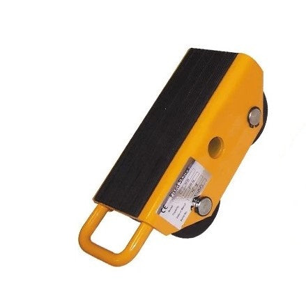 Single Fixed Machine Moving Skates - Yellow 3T 4 Nylon Rollers