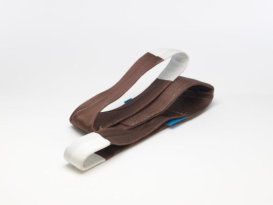 6000kg Duplex Brown Flat Webbing Slings - Made in UK 20m 6.0t