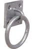 Galvanised Steel Ring on Plate 50x50mm