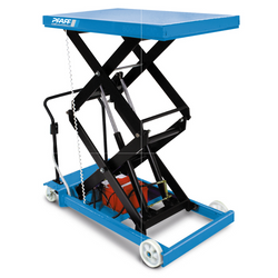  Pfaff HF DE 125kg Mobile Double Scissor Lift – Electric Hydraulic