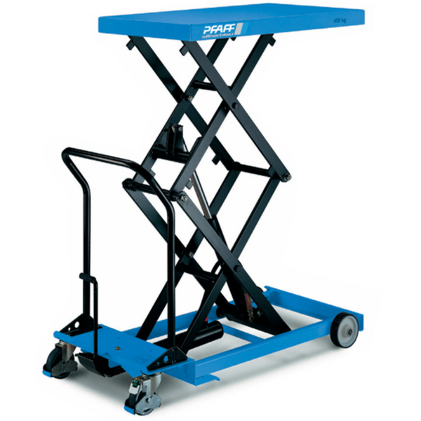 Pfaff HF DM Mobile Double Scissor Lift – Manual Hydraulic