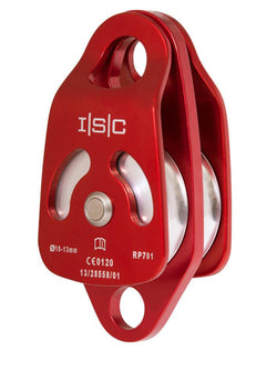  ISC Double Rescue Pulley - Non-Locking - MBS 40kN