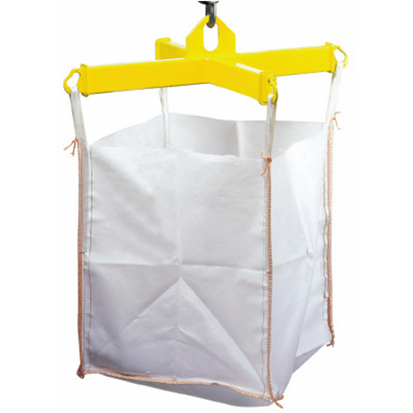 Yellow Camlok TTB Spreader Beam for Big Bags in use