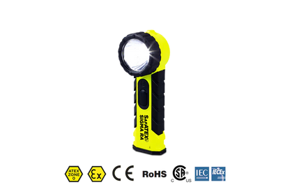 Sigma RA - 325 Lumens - Zone 0 - ATEX Right Angle Flashlight