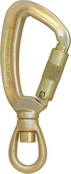 ISC Twister Swivel Eye Supersafe Karabiner - MBS 40kN