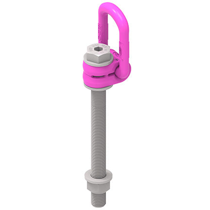 RUD - VLBG-PLUS Load Ring, Metric Thread with max. length, comes with locknut and washer 20t / M48 / max length H 303mm / Ref: 264-21-14