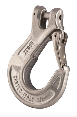  Cartec Grade 6 AISI 316L Clevis Sling Hook with Safety Catch