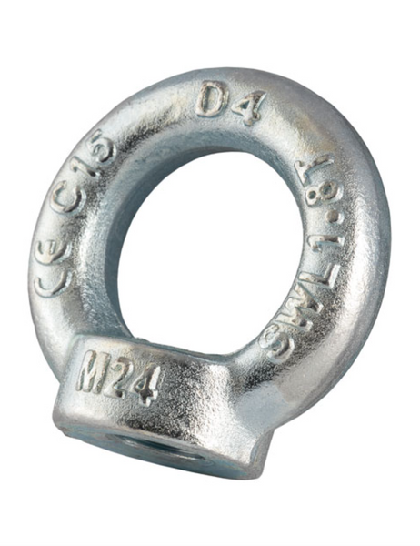 Mild Steel Electro Galvanised Eyenut to DIN 582 30mm / 3.2t