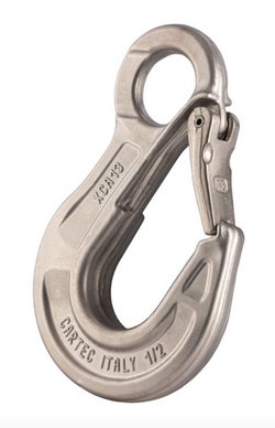  Cartec Grade 6 AISI 316L Eye Sling Hook with Safety Catch
