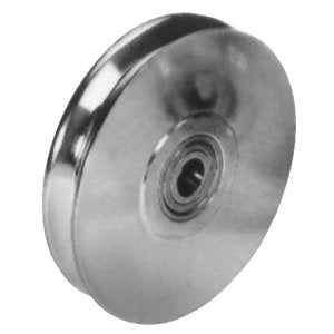 Zinc Plated Steel Sheaves with Groove Ball Bearings (Model No. 1210)