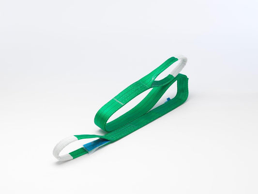 2000kg Duplex Green Flat Webbing Slings - Made in UK 20m 2.0t