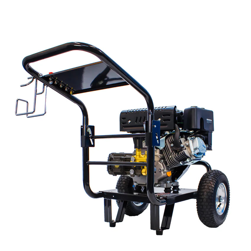 Kiam KM3700P Petrol High Pressure Washer Jet Cleaner (14HP) - back and side view