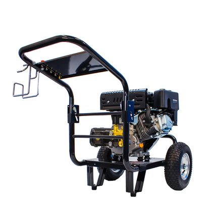 Kiam KM3700P Petrol High Pressure Washer Jet Cleaner (14HP) - back and side view