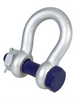Blue Pin Grade 6 Bow Shackle with Safety Nut and Bolt Pin from RiggingUK
