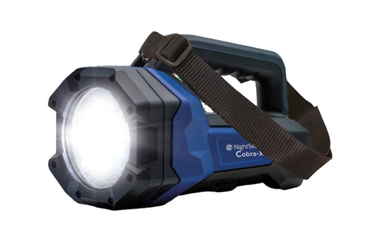 Cobra X - 600/1200 Lumens - Rechargeable Searchlight