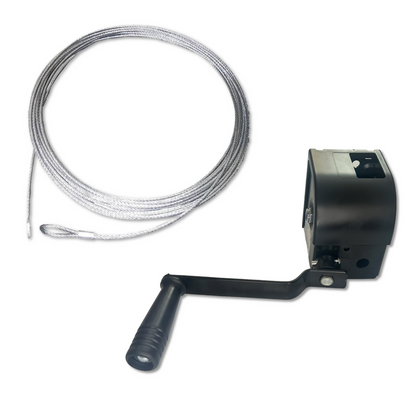 Goliath CS Wire rope winch with new handle design 2026 and wire rope with crimped loop end