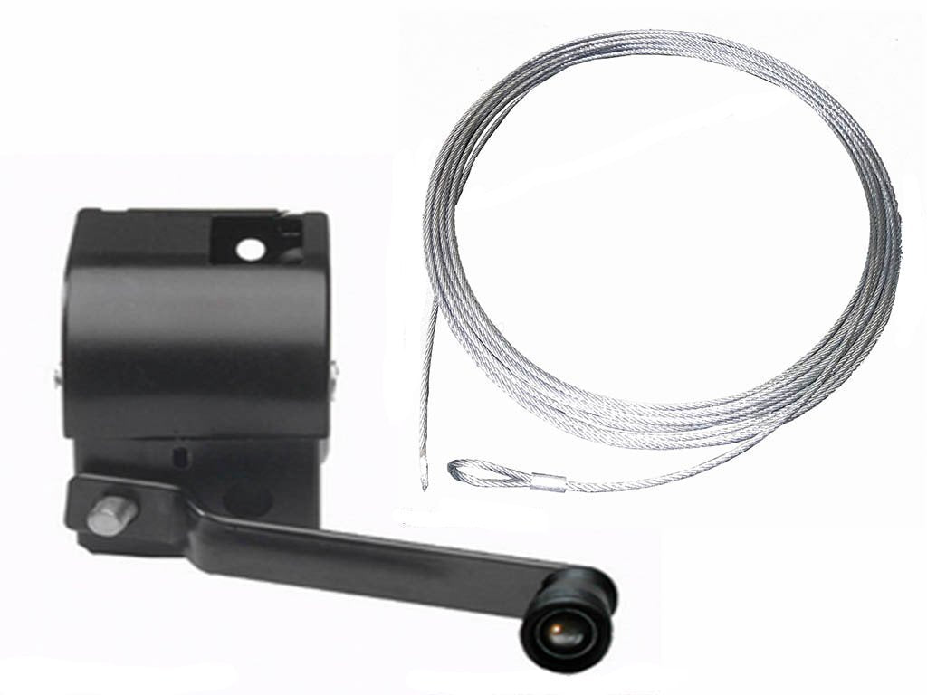 CS200 Worm Gear Hand Winch  - Max 250kg - supplied with Wire Rope