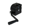 CS200 PF63301 Worm Gear Hand Winch  - Max 250kg - Side view with handle from RiggingUK