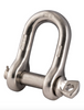 Cartec Grade 6 AISI 316L Dee Shackle with Screw Collar Pin from RiggingUK