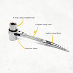 Dirty Rigger - Multi-Tool 4-in-1 Podger Ratchet (Metric)