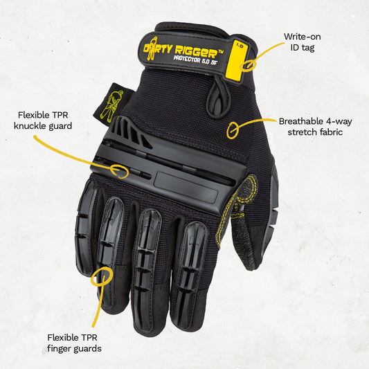 Protector 5.0 SF Heavy Duty Gloves (Full Fingered)