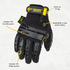 Dirty Rigger Protector 5.0 SF Heavy Duty Gloves (Full Fingered) from RiggingUK