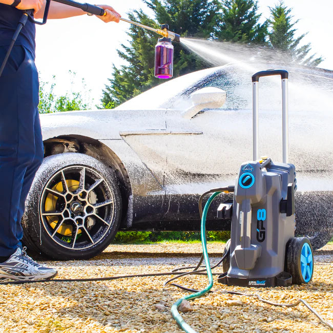 Gorilla Power GP8 - Semi-Professional Electric Pressure Washer - in operation cleaning a car