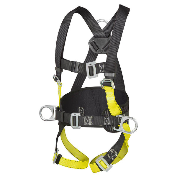 FP15BKR  - Portwest - 2 Point Comfort Plus Safety Harness Front View  - Black - from RiggingUK